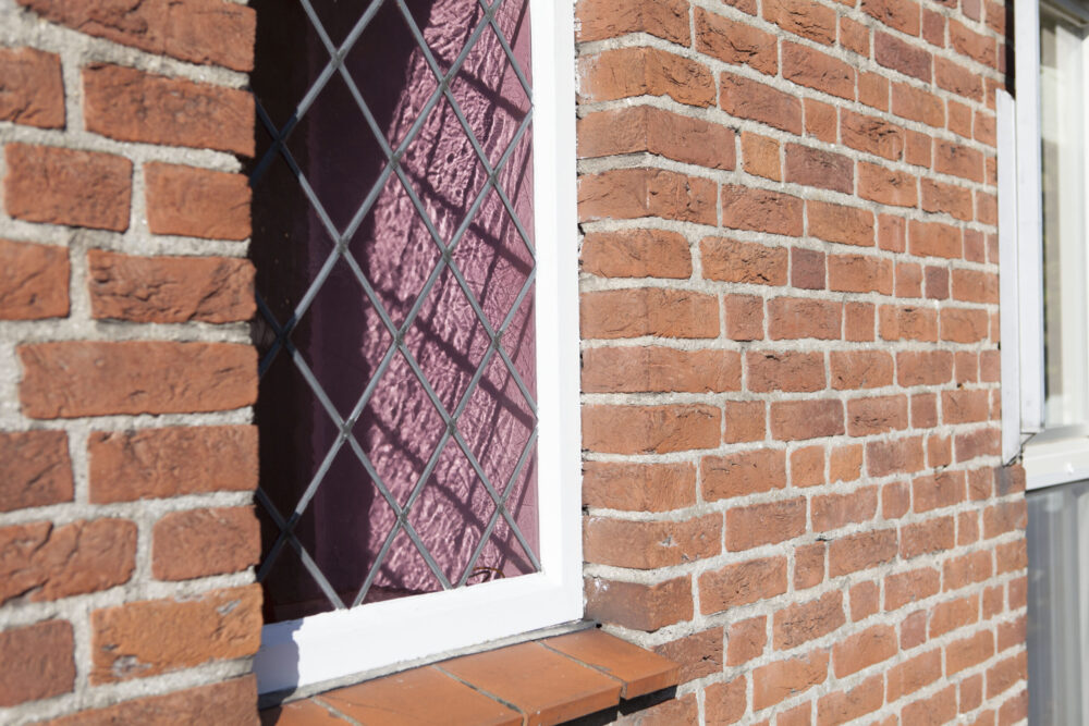 Gekleurd glas kleurbeleving